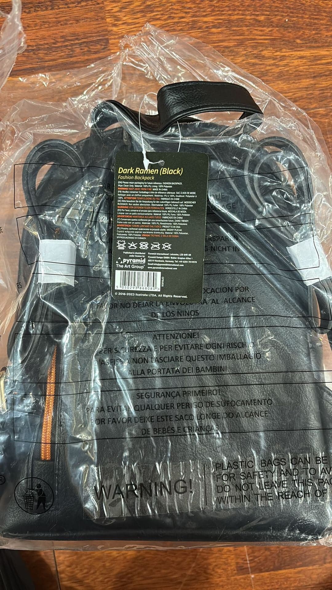Zaino Ilustrata (Great Ramen) Dark Ramen Black Fashion - Gp86808 - 2