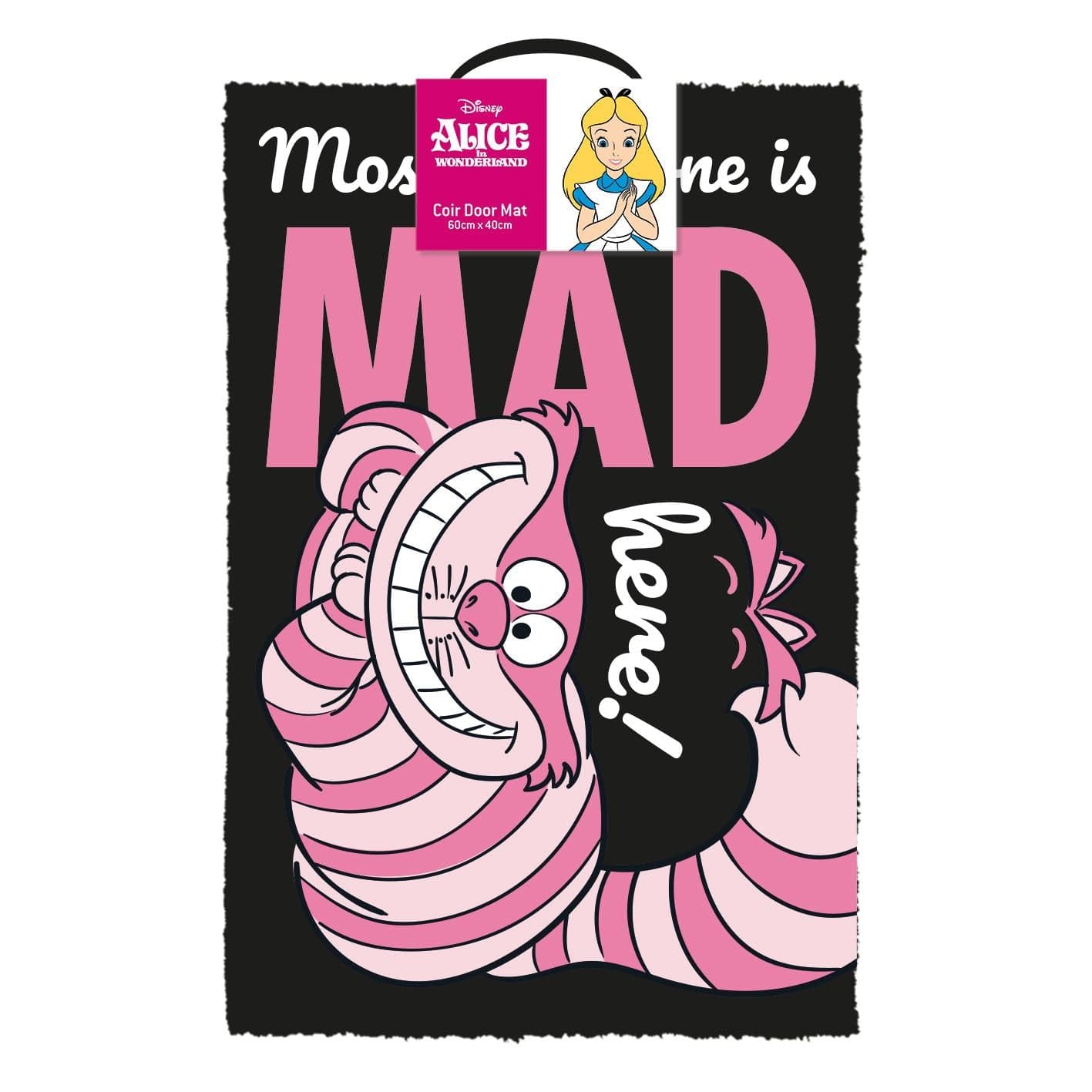 Zerbino Alice In Wonderland Most Everyone Is Mad Here Cm 60X40 - Gp86447 - 2