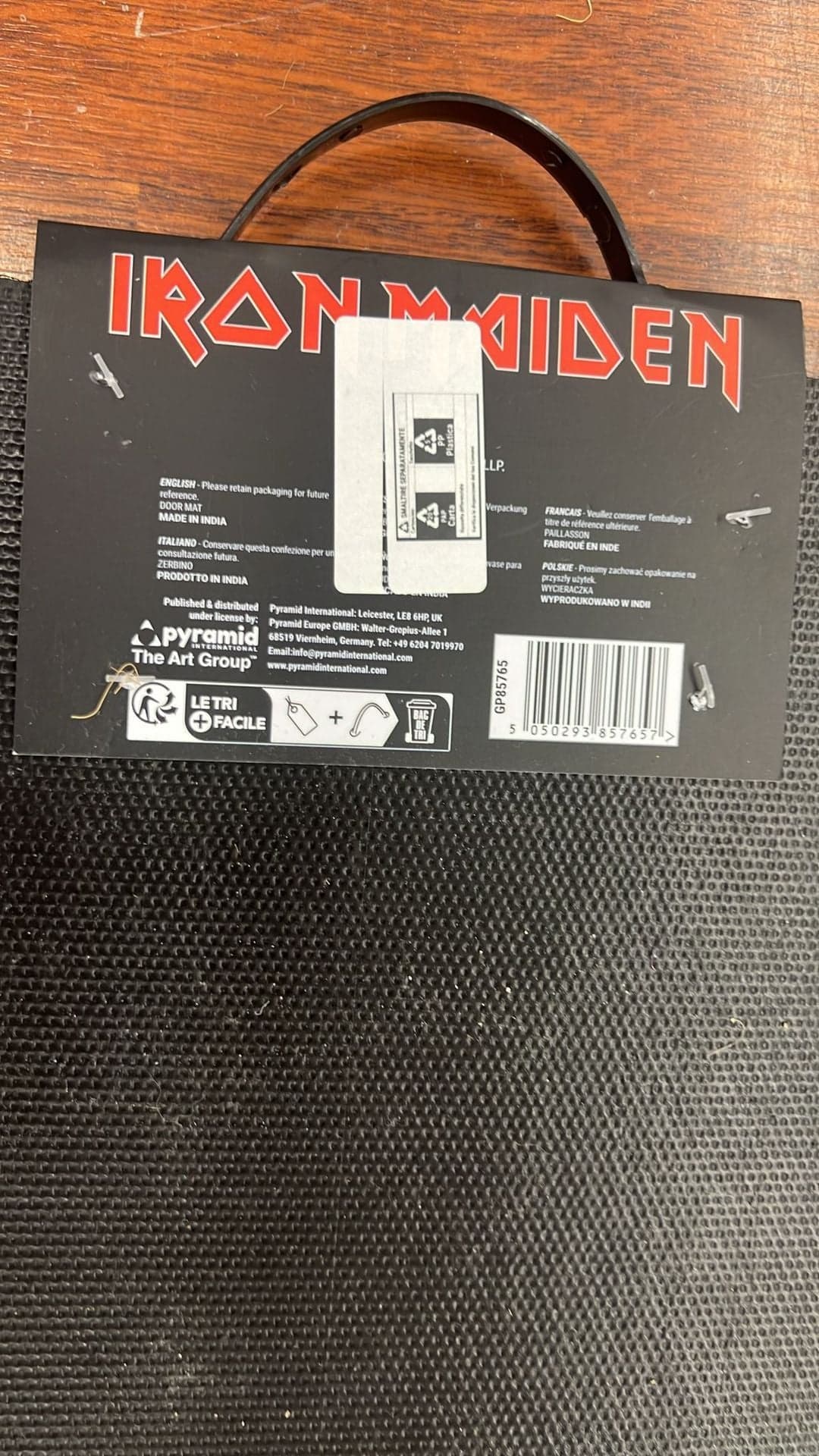 Zerbino Iron Maiden Run To The Hills Cm 60X40 - Gp85765 - 3