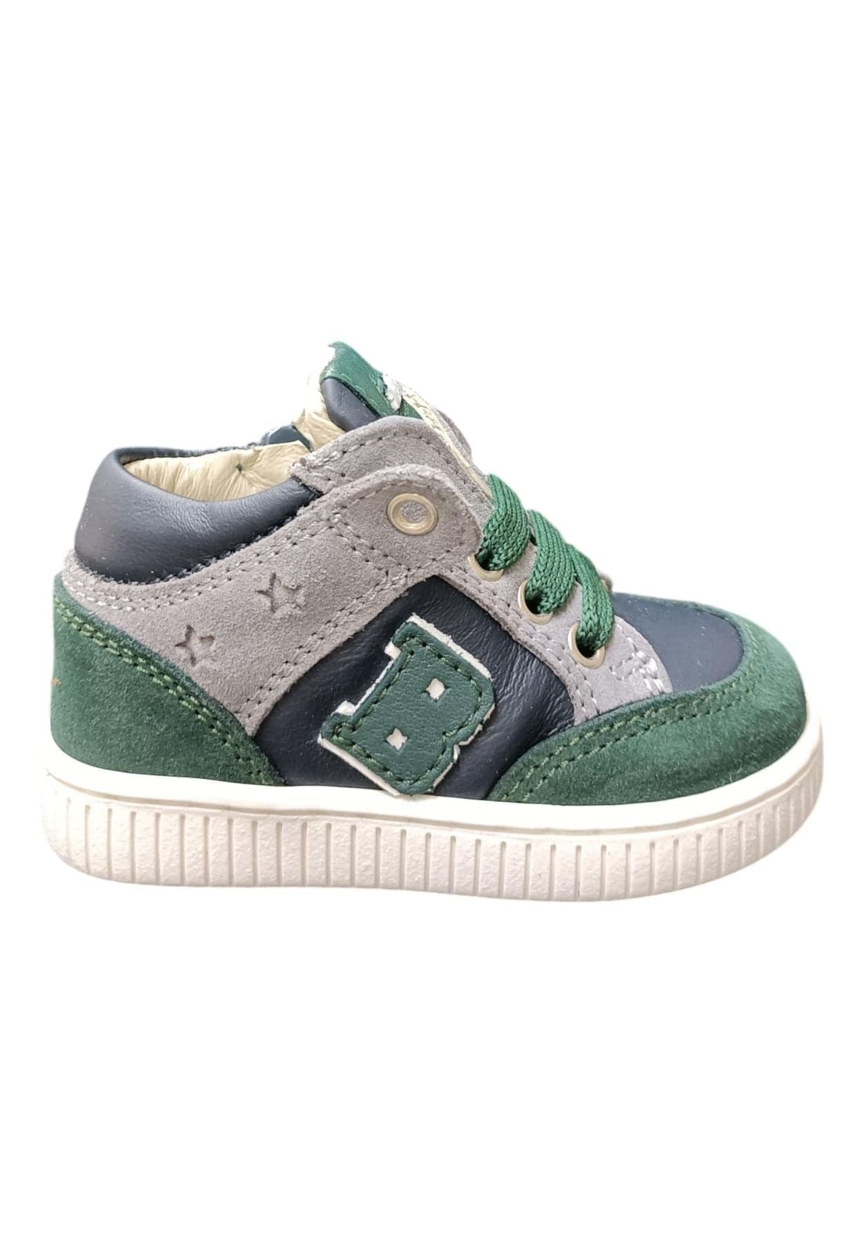 Scarpe sneakers Unisex bambini balducci cita  verdone-grigio laccio e zip laterale in Ballerine Scarpetteria Gica - Trani, commercioVirtuoso.it