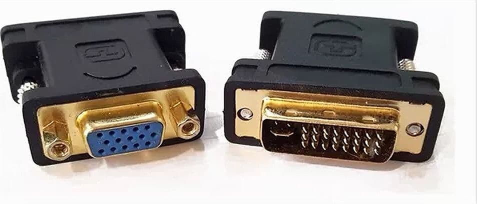 CONNETTORE ADATTATORE VIDEO TV DA VGA FEMMINA A DVI MASCHIO CONVERTITORE C-053 - 3