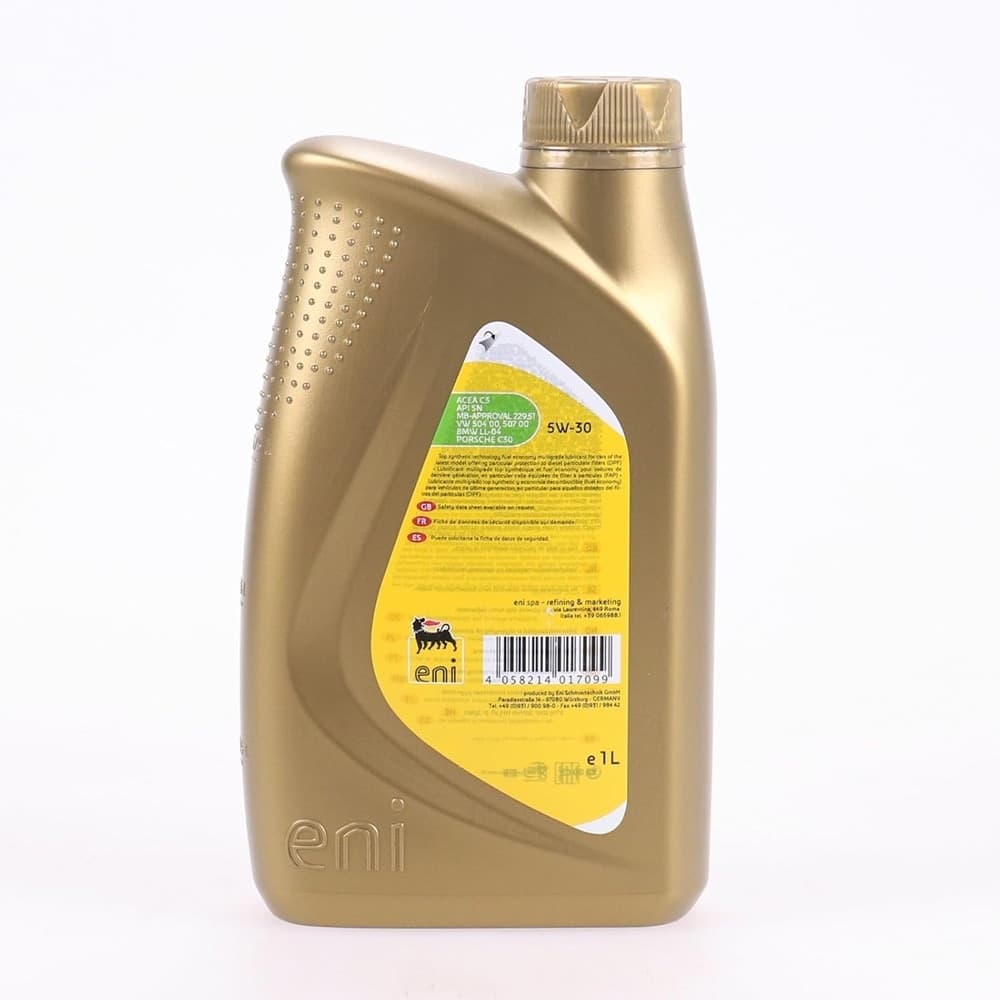 OLIO LUBRIFICANTE MOTORE AUTO I-SINT ENI/5W-30 1 LITRO CON FORMULA TOP SYNTHETIC - 3