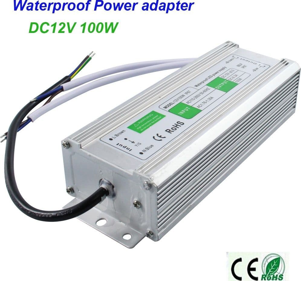 ALIMENTATORE DRIVER 220V DA 10W 20W 30W 50W 80W 100W STABILIZZATO FARI A LED - 12