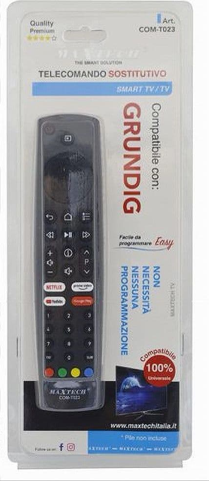TELECOMANDO UNIVERSALE SOSTITUTIVO COMPATIBILE CON TV / SMART TV GRUNDIG CM-T023 - 2