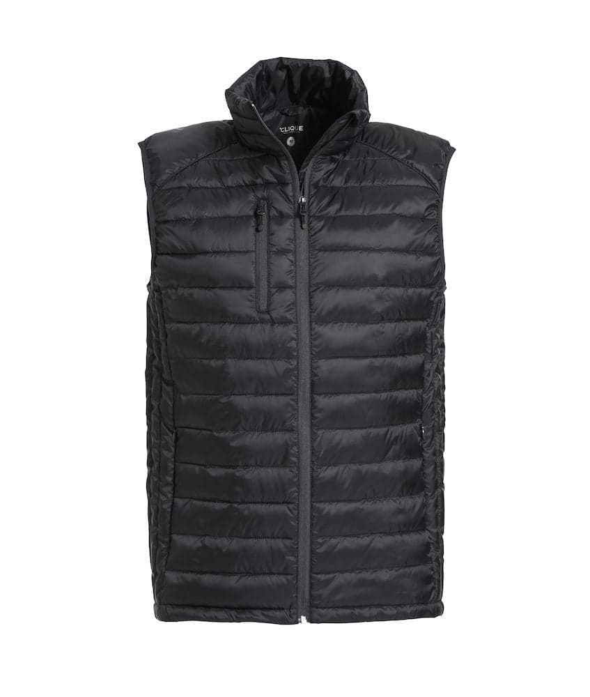 Gilet Hudson Nero  DonnaPiumino Smanicato con Tasche - 2
