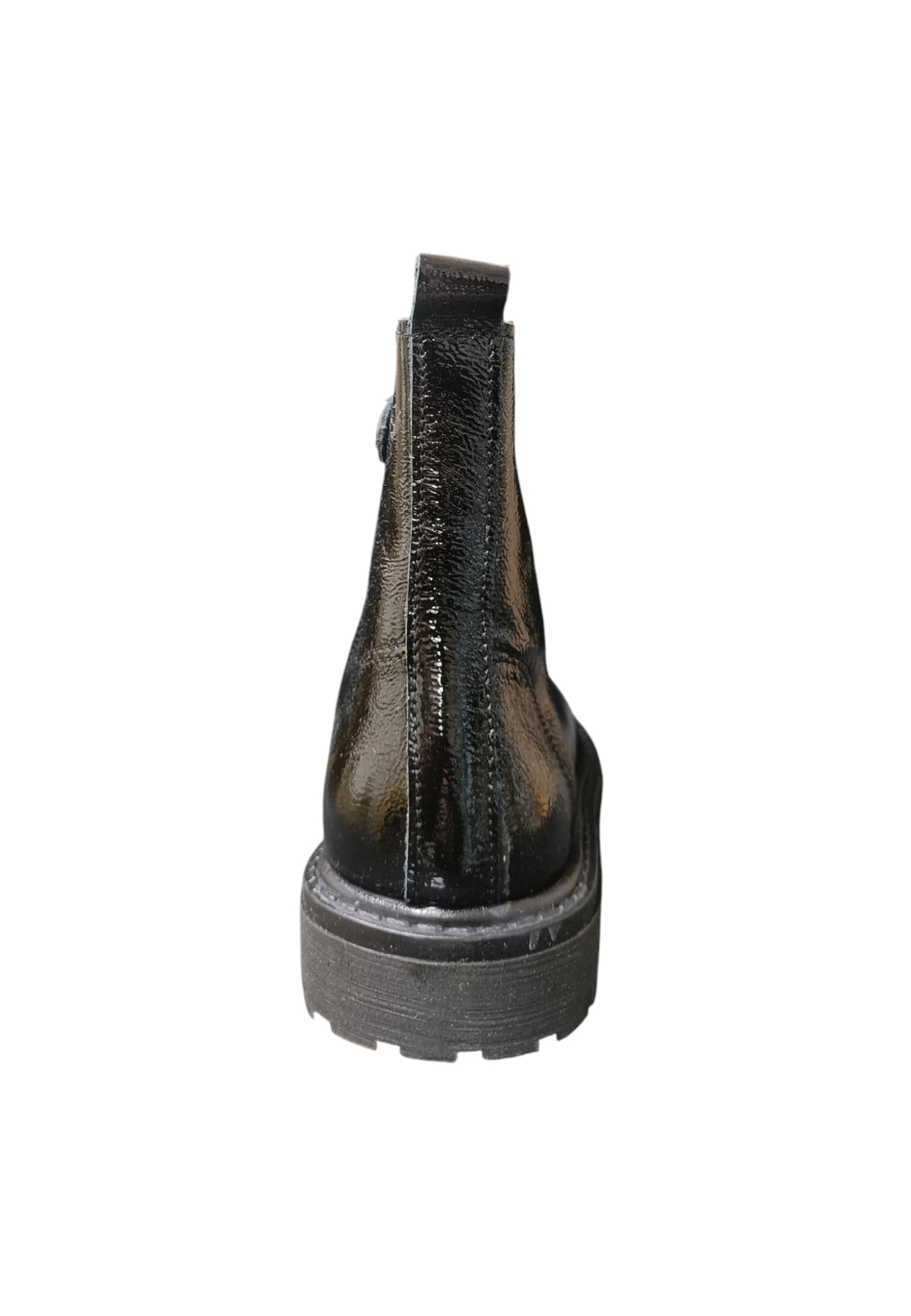 Anfibio bambina Platis nero pelle zip laterale urban style comfort premium in Ballerine Scarpetteria Gica - Trani, commercioVirtuoso.it