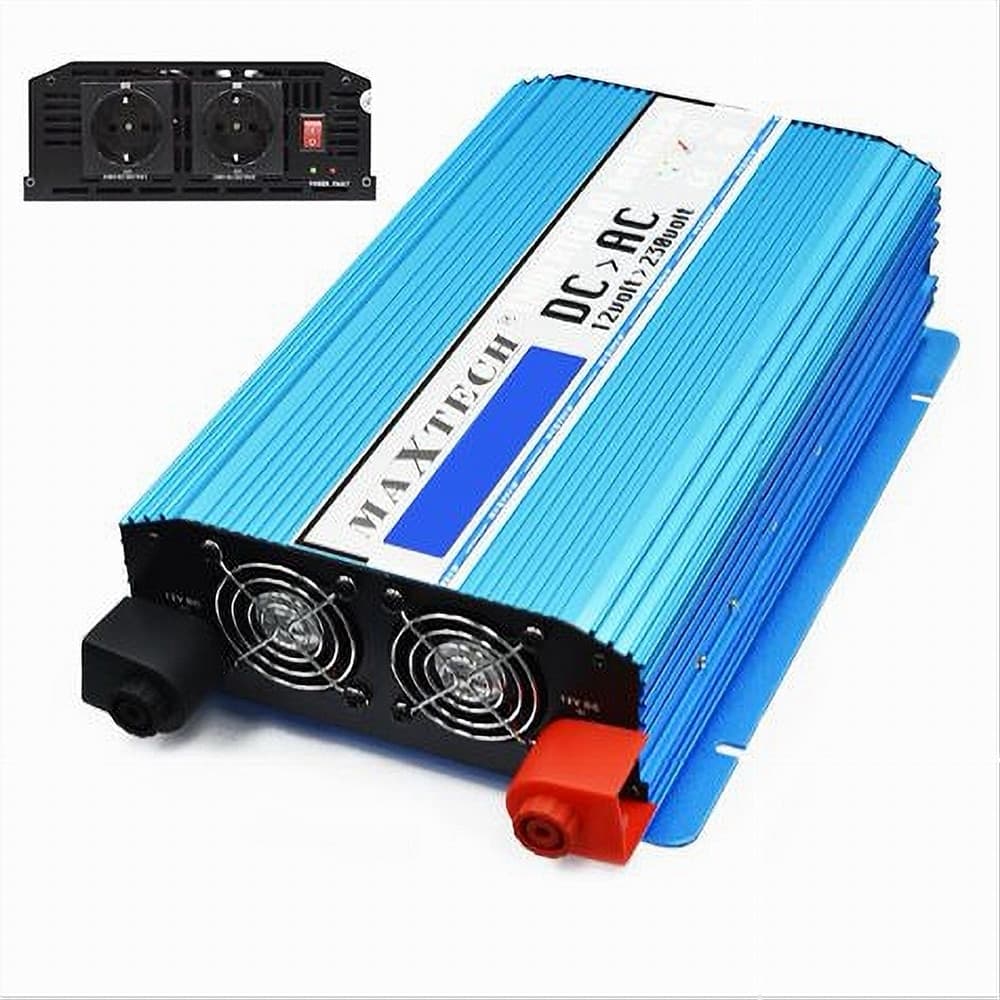 INVERTER DI POTENZA 2000 WATT ONDA SINUSOIDALE DA 12 V A 230 V AUTO HN2000-12V