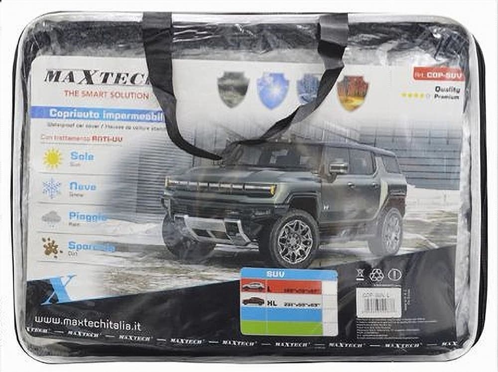 COPRIAUTO IMPERMEABILE TELO SUV PROTEGGE SOLE PIOGGIA NEVE SPORCO TG.L COP-SUV-L - 2