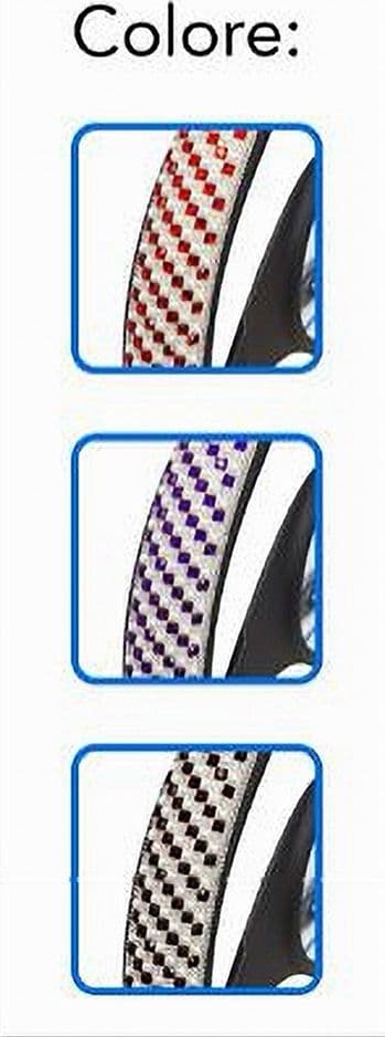 COPRIVOLANTE UNIVERSALE AUTO FODERA COPERTURA STERZO 38 CM DECORO COLORATO CV-25 - 3