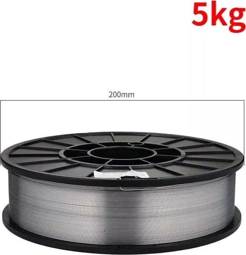 FILO ANIMATO PER SALDATRICE MIG FILO CONTINUO NO GAS BOBINA 5 KG 0.8 MM E71T-GS - 3