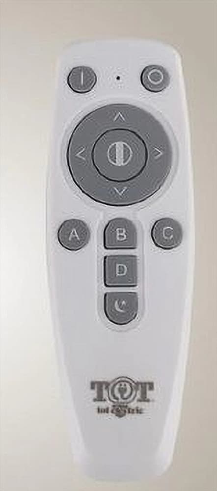 PLAFONIERA LED 48 W 2 CERCHI EFFETTO CRISTALLO CON TELECOMANDO MODERNO ORO 31791 - 3