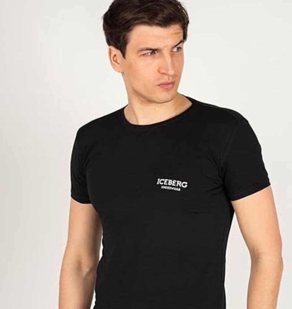 Iceberg T-Shirt Uomo Nera - 4