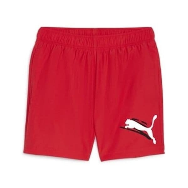 PUMA Uomo Swim Men's Mid Shorts Pantaloncini da tavola, For All Time Red