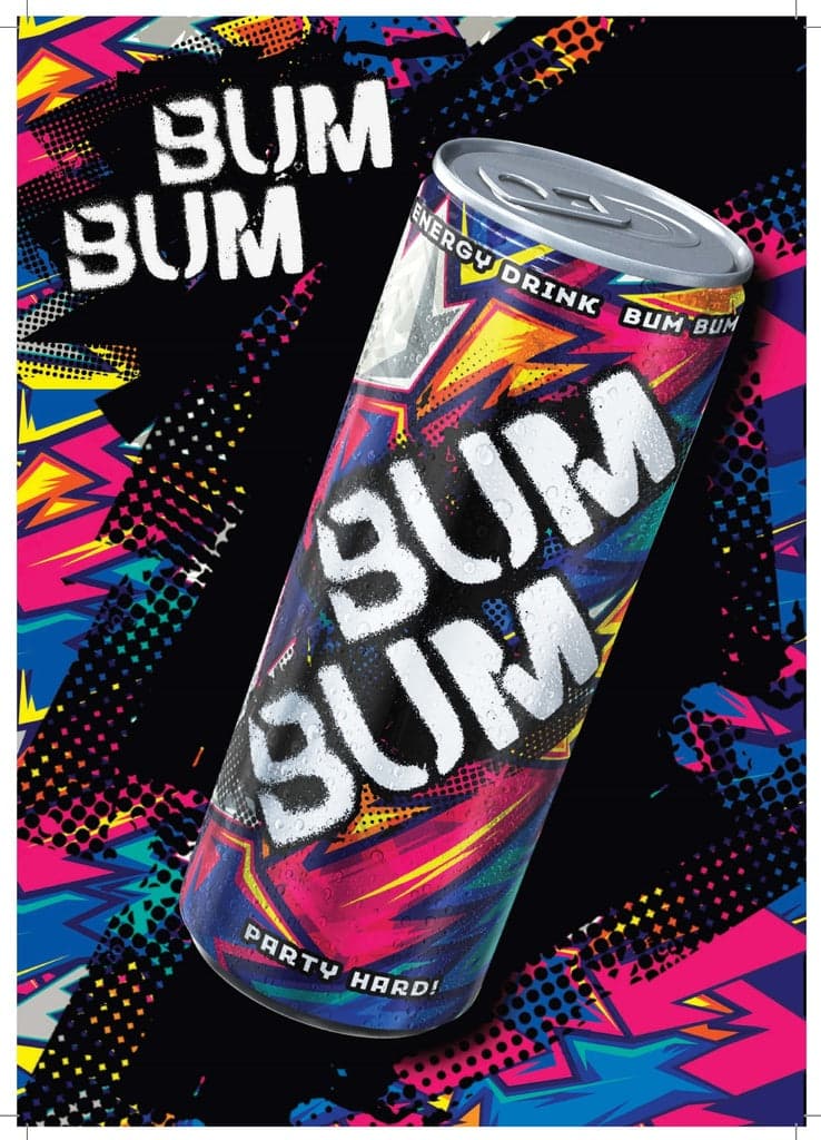 Bum Bum Energy Drink Bevanda Energetica 250Ml - 8Pz - 2