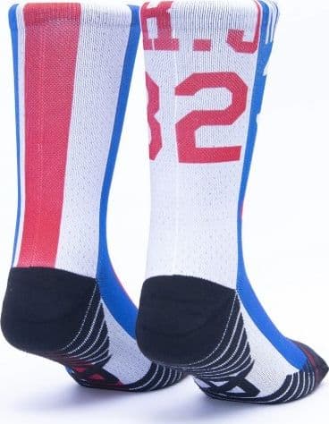 Calzini Scrimmage unisex basket Jersey DrJ Sky blue-Whate - 2