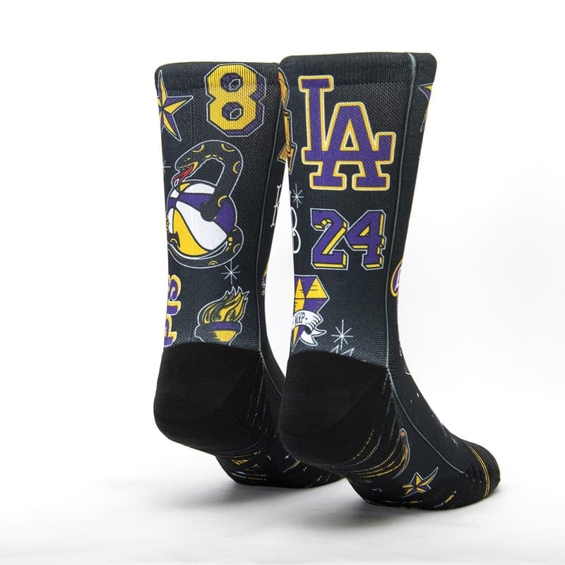 Calzini Scrimmage unisex basket Mamba Black - 2