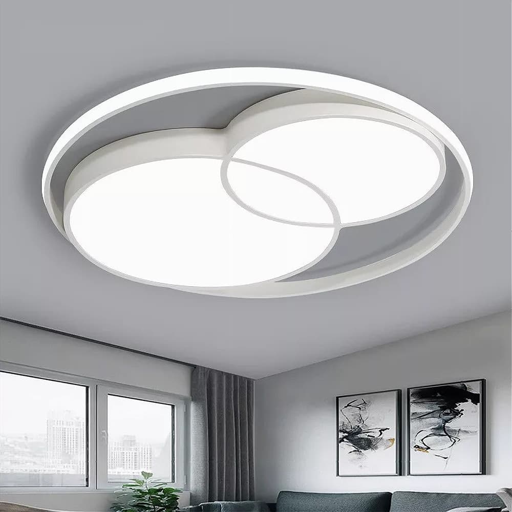 PLAFONIERA LED 36 W CERCHIO BIANCO MODERNO DA SOFFITTO TONDA LUCE NATURALE 71431 - 7