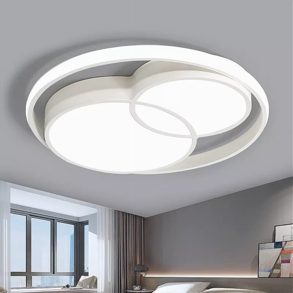 PLAFONIERA LED 36 W CERCHIO BIANCO MODERNO DA SOFFITTO TONDA LUCE NATURALE 71431 - 9