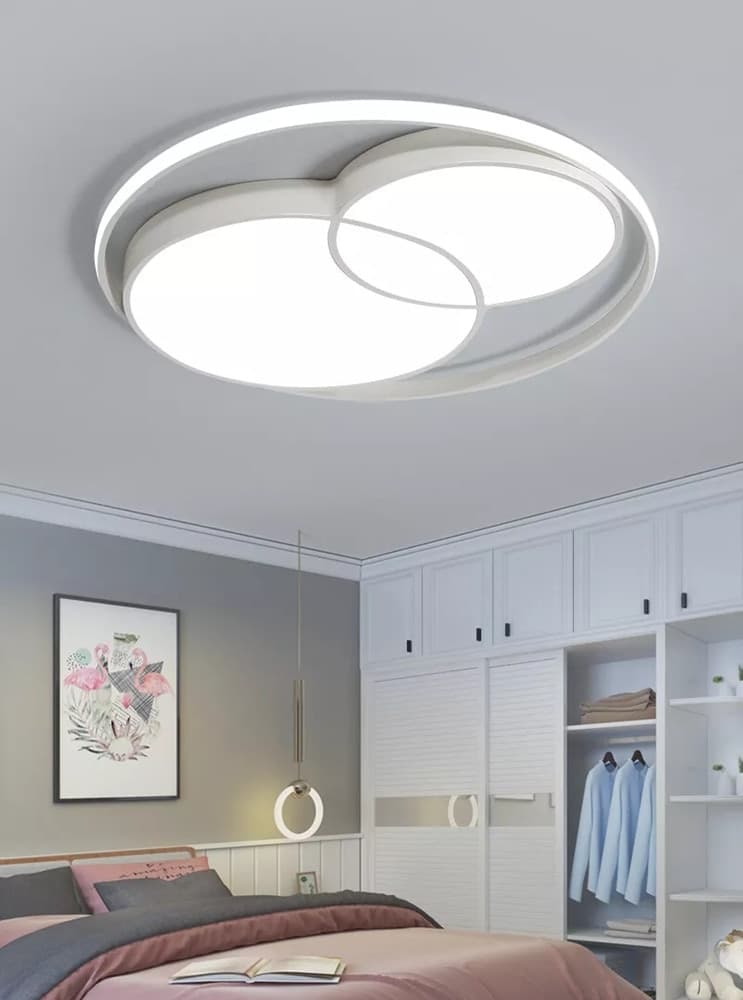 PLAFONIERA LED 36 W CERCHIO BIANCO MODERNO DA SOFFITTO TONDA LUCE NATURALE 71431 - 10