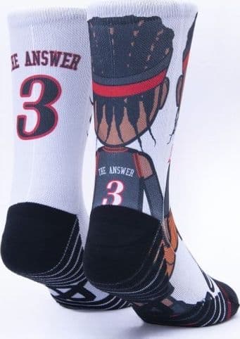 Calzini Scrimmage unisex basket The Answer White - 2