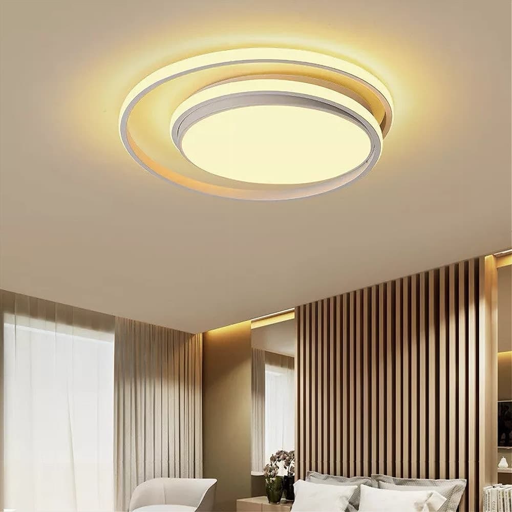 PLAFONIERA LED SOFFITTO CERCHIO 60W CIRCOLARE BIANCO MODERNO LUCE NATURALE 50156 - 12