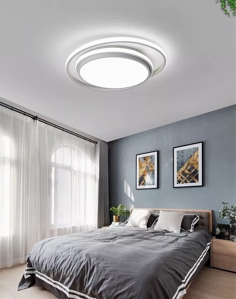 PLAFONIERA LED SOFFITTO CERCHIO 60 W CIRCOLARE BIANCO MODERNO LUCE FREDDA 50163 - 10
