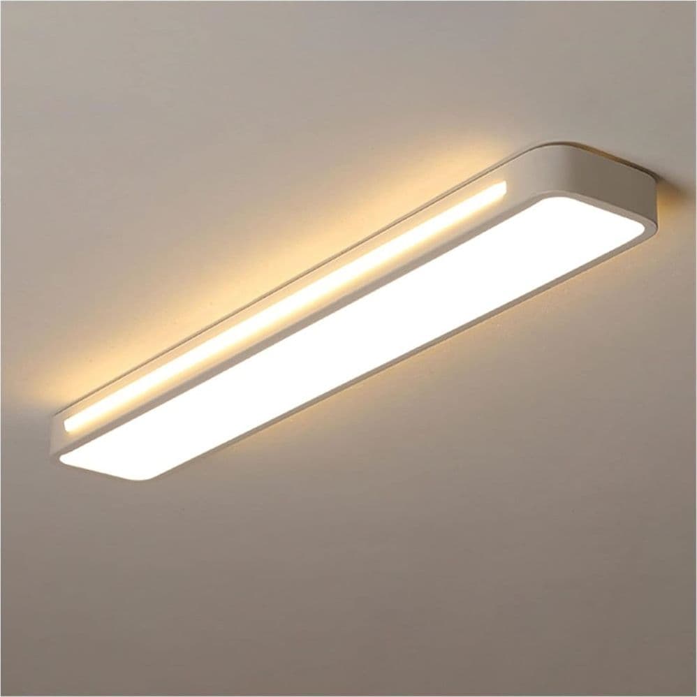 PLAFONIERA LED 18W BIANCO SOFFITTO RETTANGOLARE STRISCIA MODERNO LUCE 4000K 50194 - 11