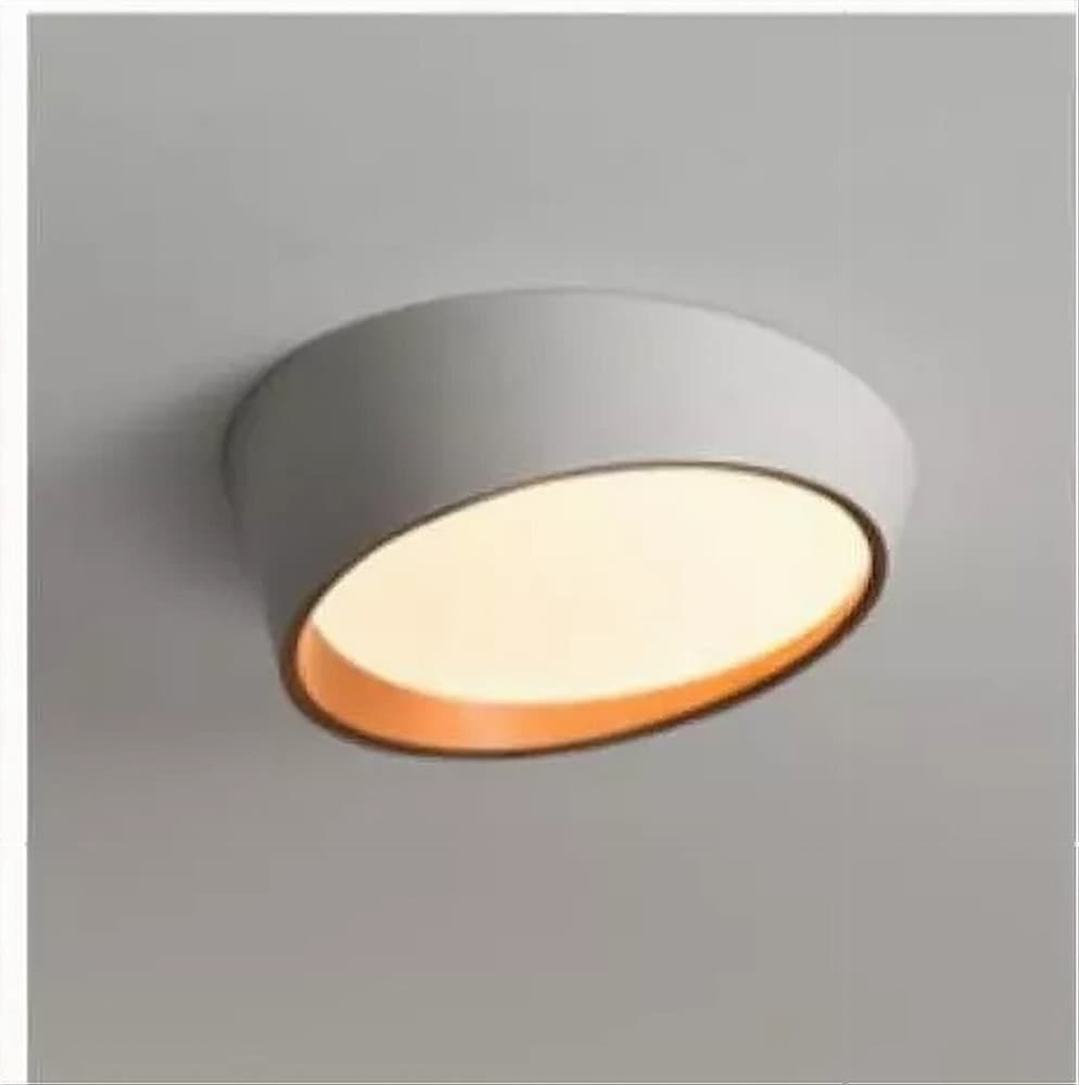 PLAFONIERA LED 68W BIANCO ORO LAMPADARIO SOFFITTO TONDO IRREGOLARE LUCE NATURALE 32781 - 11
