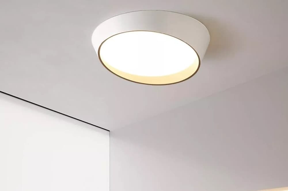 PLAFONIERA LED 68W BIANCO ORO LAMPADARIO SOFFITTO TONDO IRREGOLARE LUCE NATURALE 32781 - 7