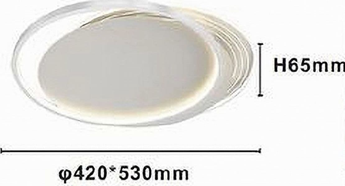 PLAFONIERA LED 30WATT CERCHIO BIANCO LAMPADARIO SOFFITTO TONDO LUCE FREDDA 70685 - 2