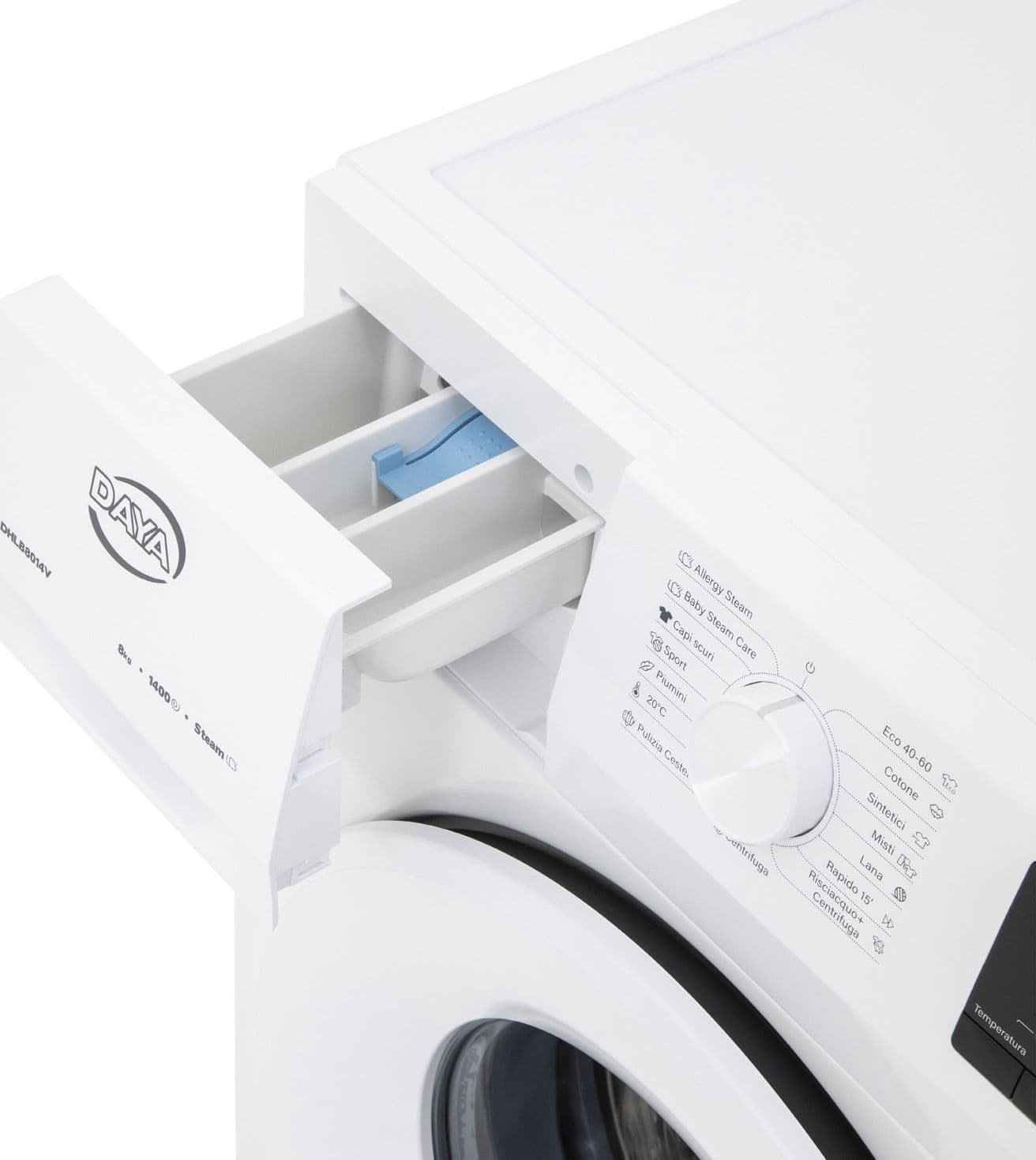 Daya DHLB8014V Lavatrice Con Display LCD | 8KG Con Motore Inverter | 1400 Giri/Minuto  | Classe Energetica A - 5
