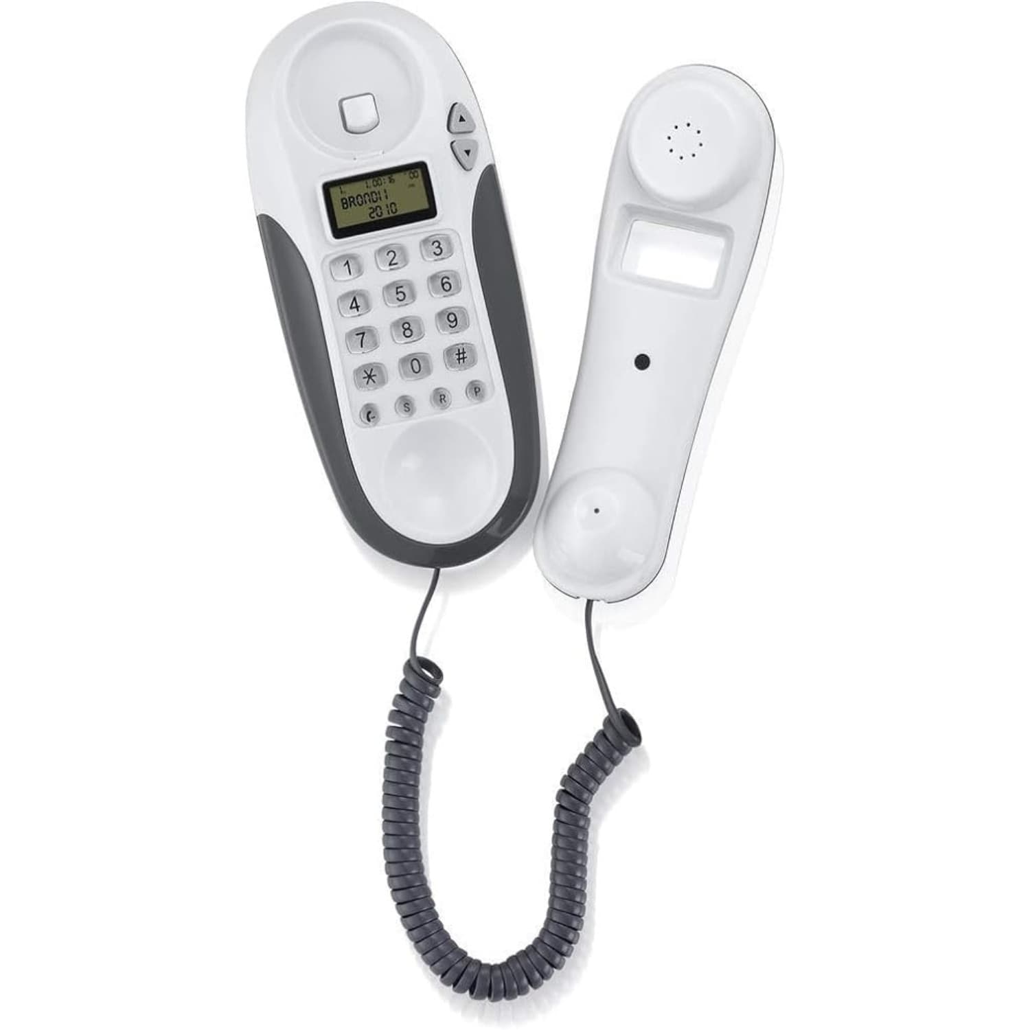 Brondi Kenoby Cid Telefono Con Filo Grigio/Bianco - 2