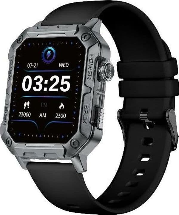 Nilox NXSWTRAILWATCH smartwatch e orologio sportivo 4,85 cm (1.91") Digitale 320 x 385 Pixel Touch screen Acciaio inox - 5