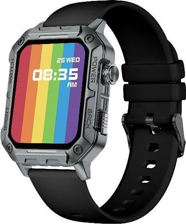 Nilox NXSWTRAILWATCH smartwatch e orologio sportivo 4,85 cm (1.91") Digitale 320 x 385 Pixel Touch screen Acciaio inox - 6