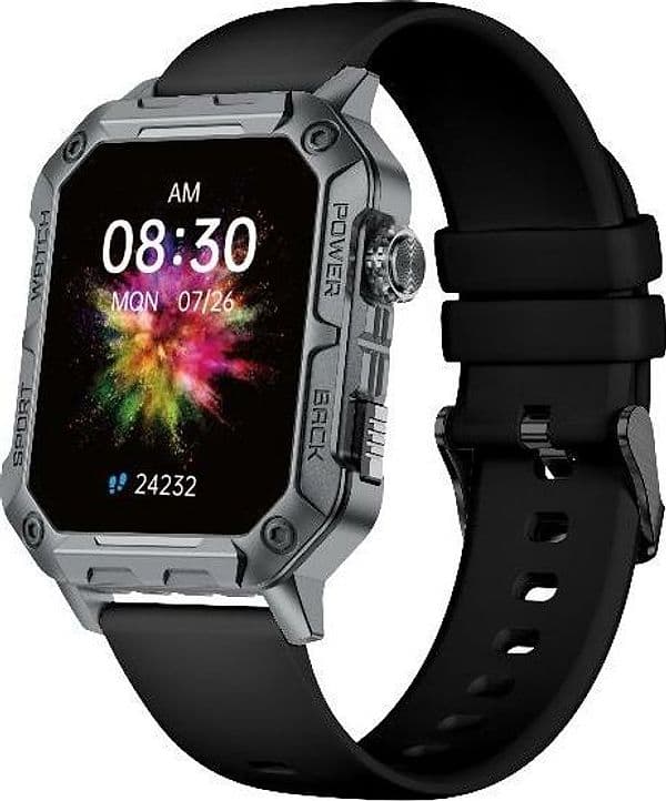 Nilox NXSWTRAILWATCH smartwatch e orologio sportivo 4,85 cm (1.91") Digitale 320 x 385 Pixel Touch screen Acciaio inox - 8