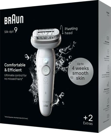 Braun Silk-épil 9 BR2-225328 epilatore 40 pinzette Grigio, Bianco - 2