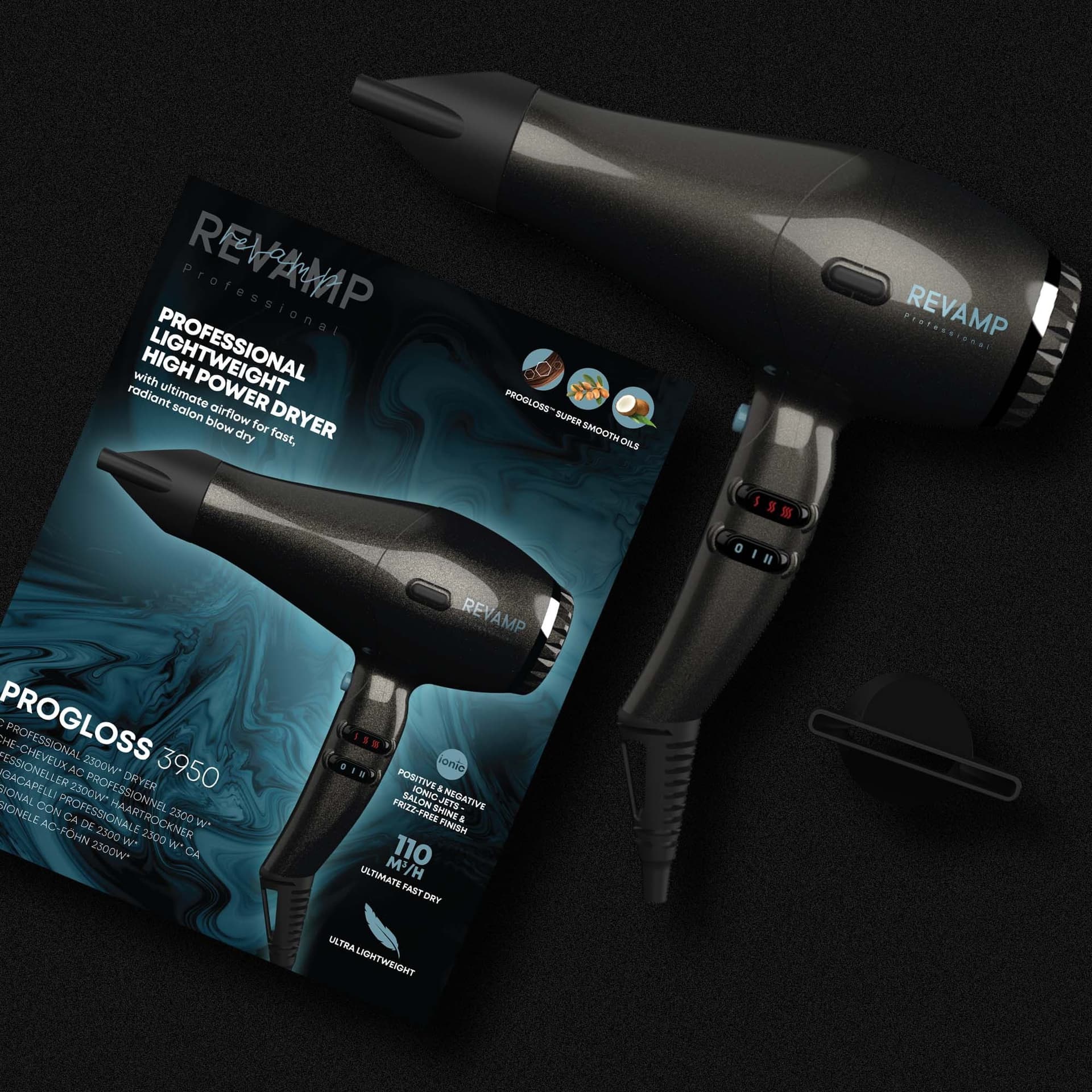 Revamp Asciugacapelli Progloss 3950 High Torque Ac - 7