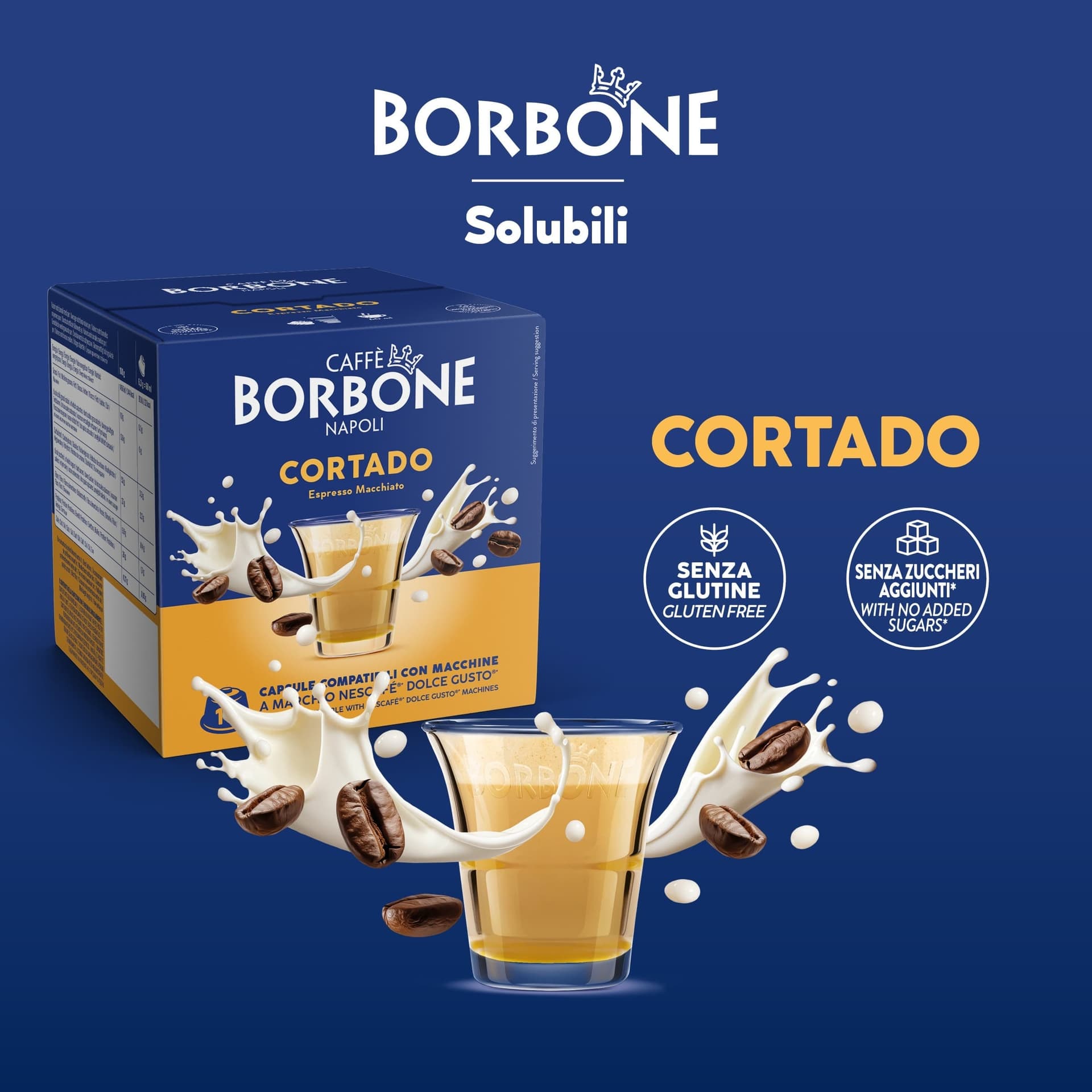 Caffè Borbone Capsule Compatibili Dolce Gusto - Cortado - 16 caps - 3