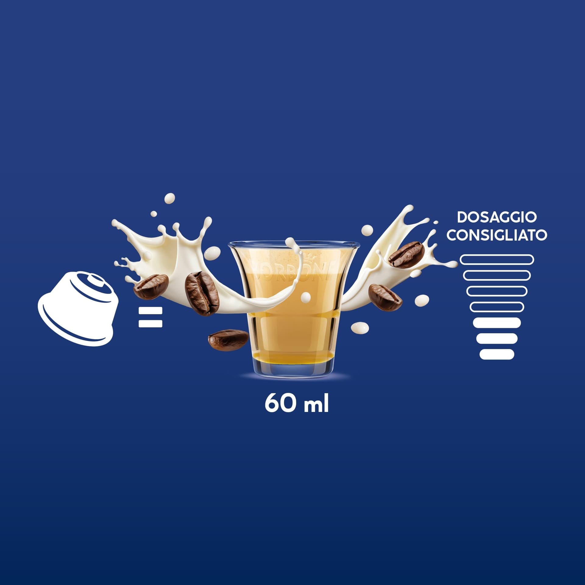 Caffè Borbone Capsule Compatibili Dolce Gusto - Cortado - 16 caps - 4