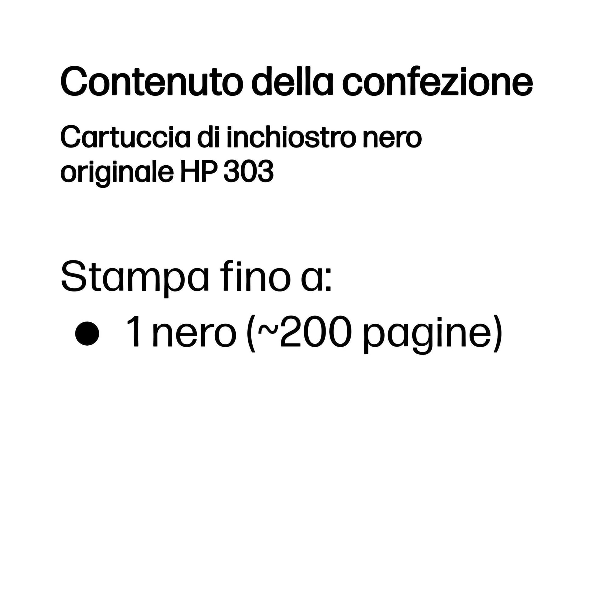 HP cartuccia ink n.303 black - 2