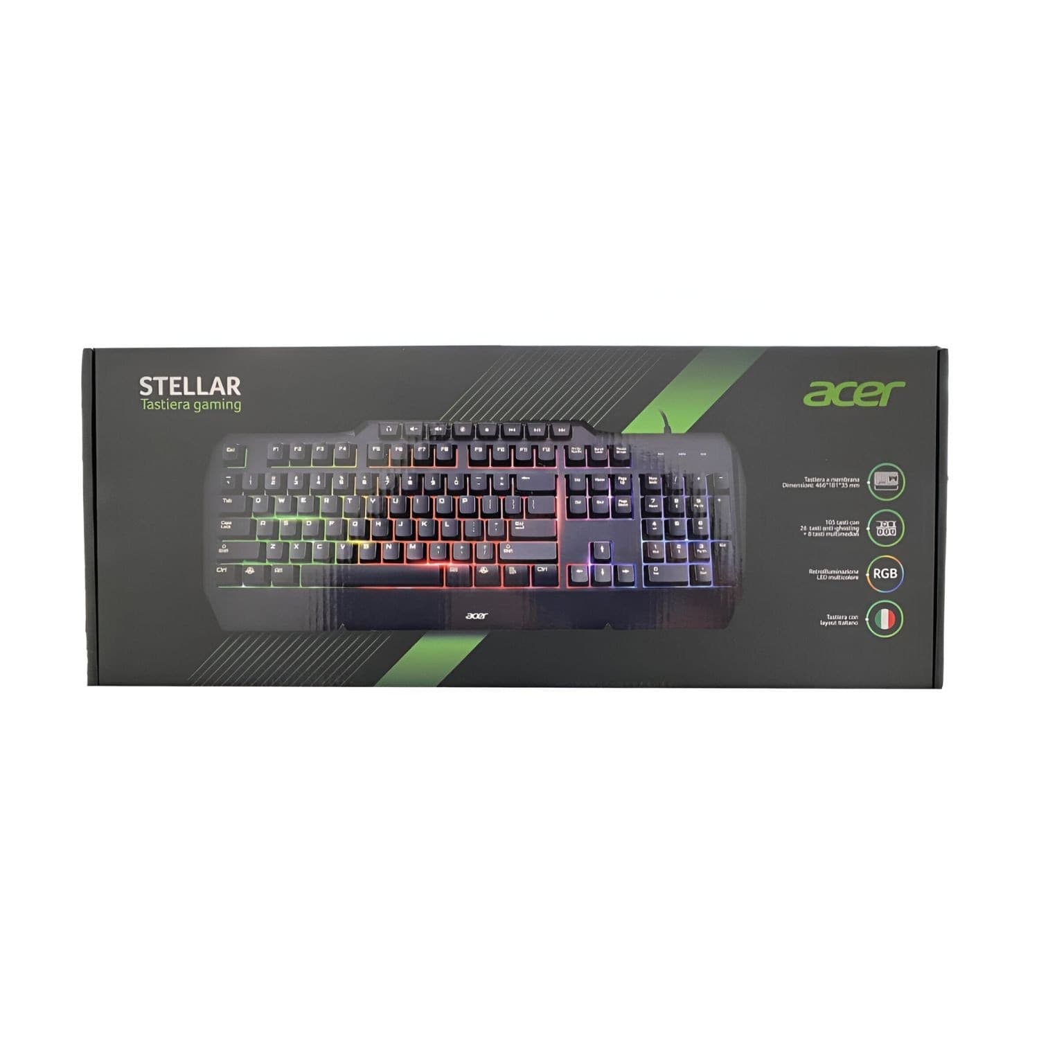 Acer Stellar-gk1600 Tastiera Gaming A Membrana Rgb - 2
