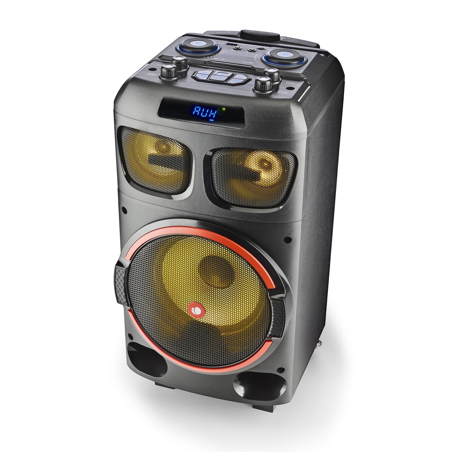 Ngs Speaker Trolley Wild dub zero Dj Party Microfono Rgb Tws 120w - 4
