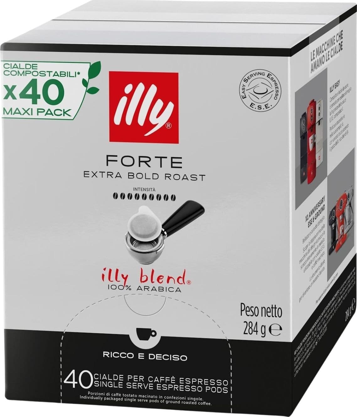 illy Caffe' Cialde 44mm Forte 40pz - 2