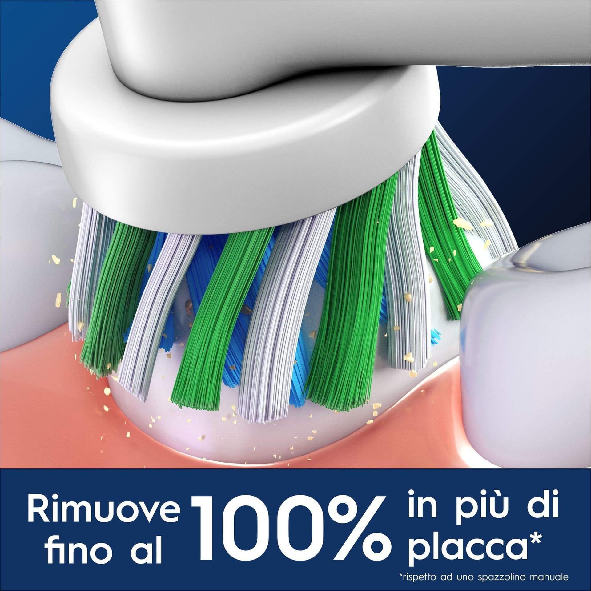 Braun Oral-b Ricambio Spazzolino Elettrico 9 Testine Cross Action Pro White Eb50 - 5