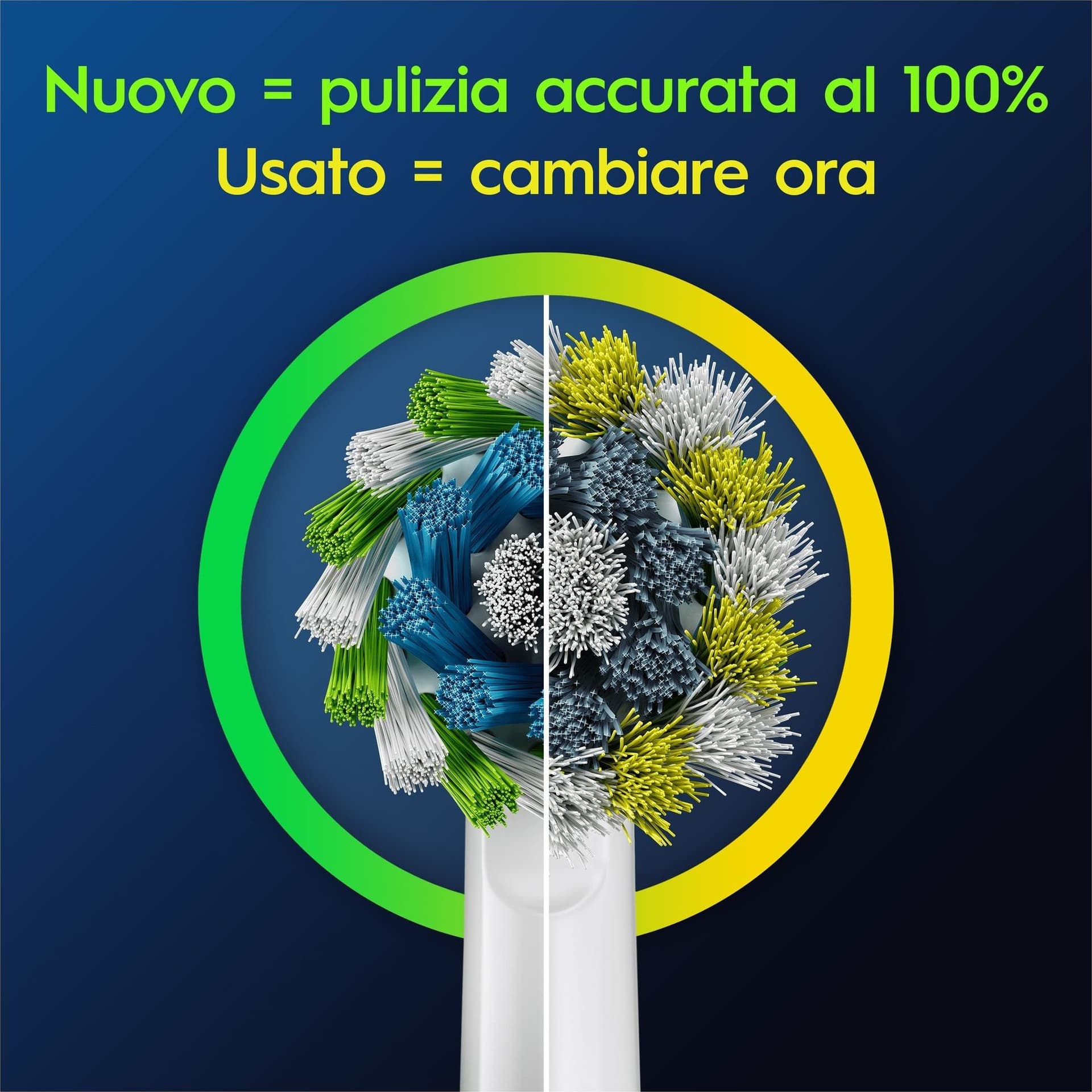 Braun Oral-b Ricambio Spazzolino Elettrico 9 Testine Cross Action Pro White Eb50 - 7