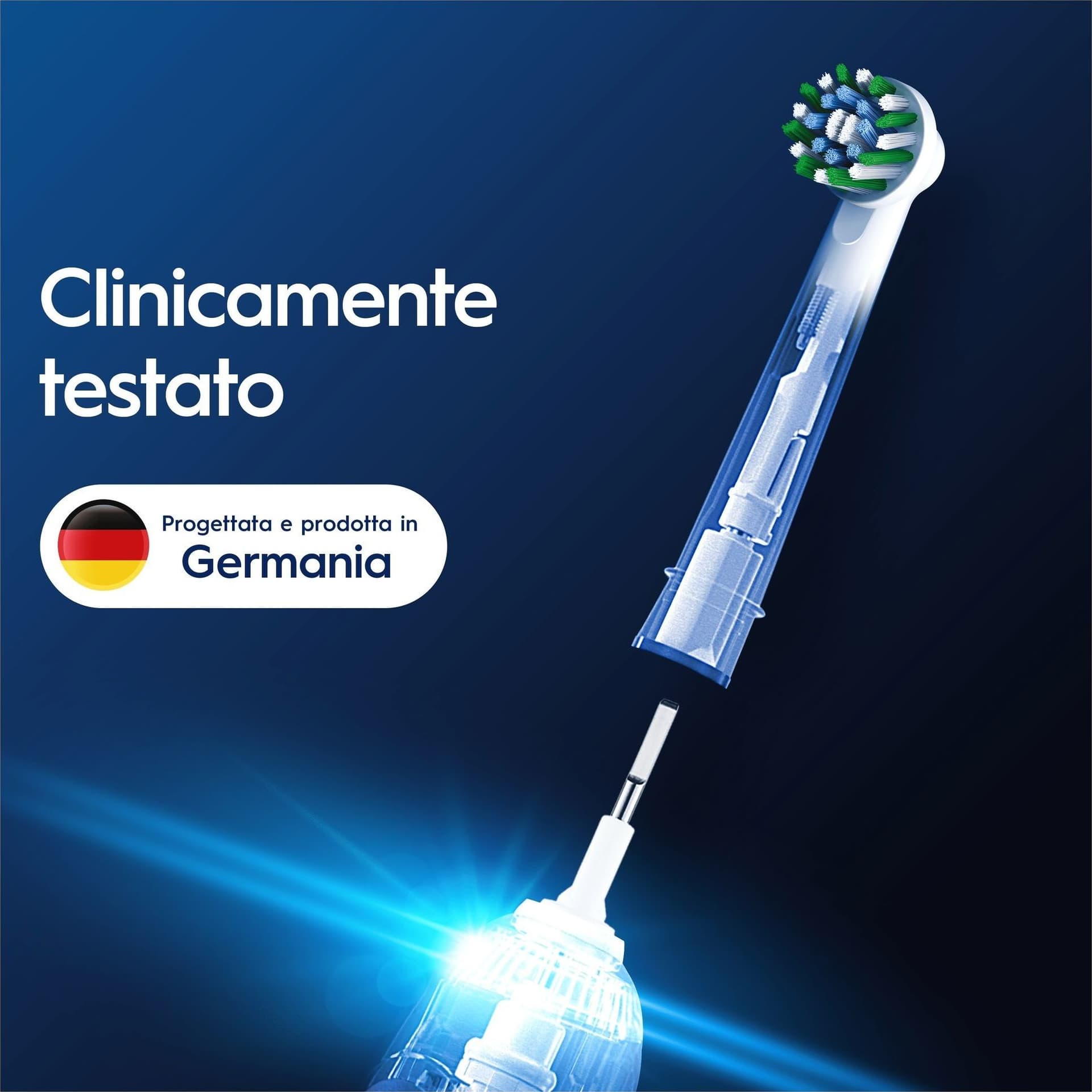 Braun Oral-b Ricambio Spazzolino Elettrico 9 Testine Cross Action Pro White Eb50 - 9