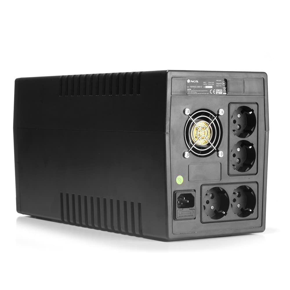Ngs Gruppo Di Continuita Fortress 2000v2 Ups 1500va 900w 4 Schuko - 3
