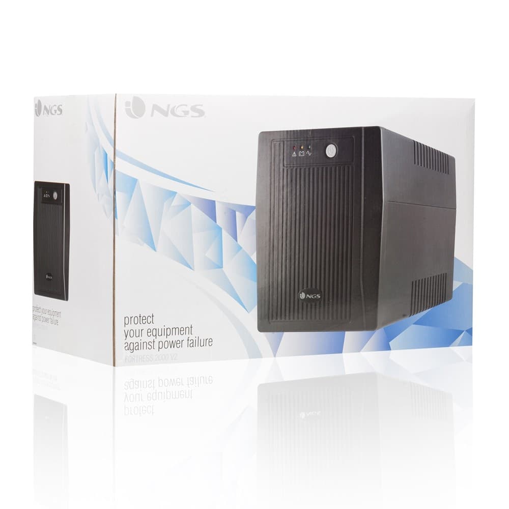 Ngs Gruppo Di Continuita Fortress 2000v2 Ups 1500va 900w 4 Schuko - 5