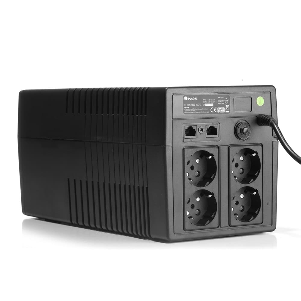 Ngs Gruppo Di Continuita Fortress 1500v2 Ups 1200va 720w 4schuko - 3