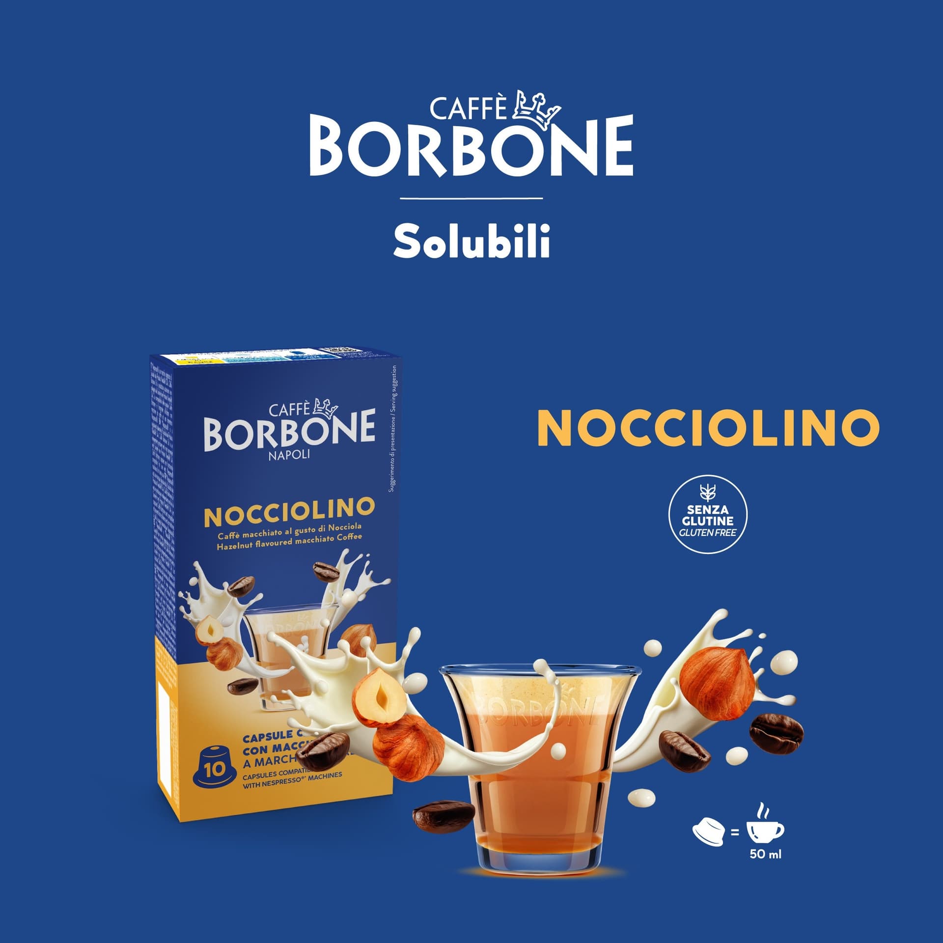 Caffè Borbone Capsule Compatibili sistema Nespresso - Nocciolino - 10 caps - 3